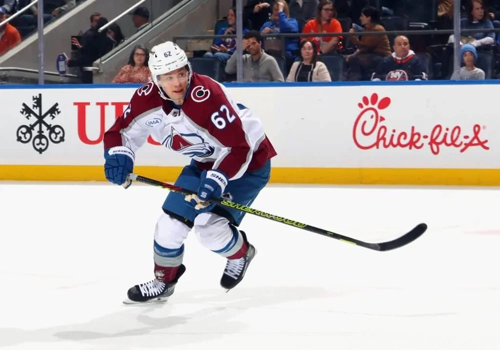 Artturi Lehkonen is pictured skating during a game against the Islanders on January.