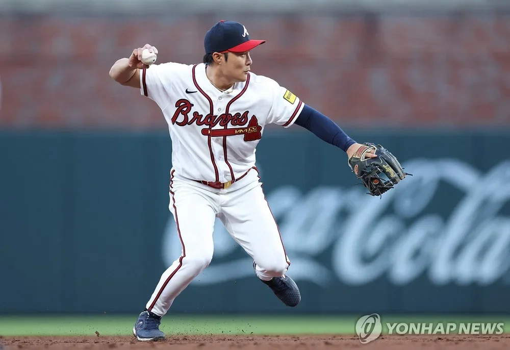 13일(한국시간) 시카고 컵스전에서 출전한 애틀랜타 브레이브스 김하성